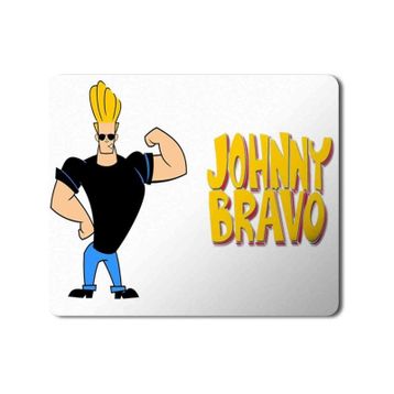 Art Hediye Johnny Bravo 2 Baskılı 23x19 cm Mouse Pad