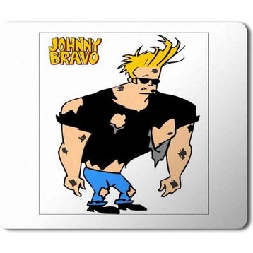 Art Hediye Johnny Bravo 4 Baskılı 23x19 cm Mouse Pad