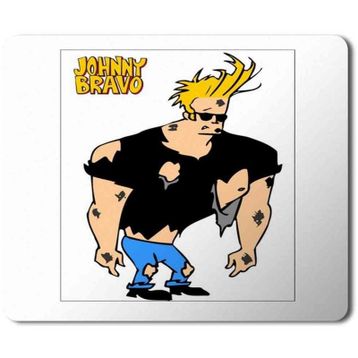 Art Hediye Johnny Bravo 4 Baskılı 23x19 cm Mouse Pad