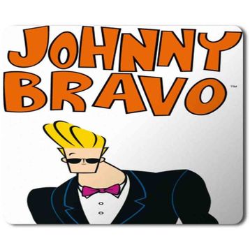 Art Hediye Johnny Bravo Baskılı 23x19 cm Mouse Pad