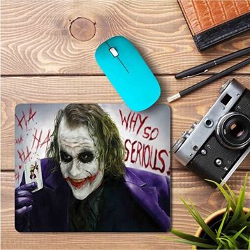 Art Hediye Joker Why So Serius Baskılı 23x19 cm Mouse Pad