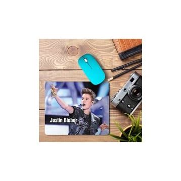 Art Hediye Justin Bieber Baskılı 23x19 cm Mouse Pad
