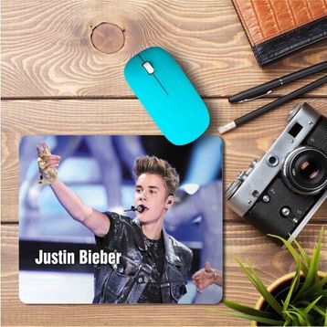 Art Hediye Justin Bieber Baskılı 23x19 cm Mouse Pad