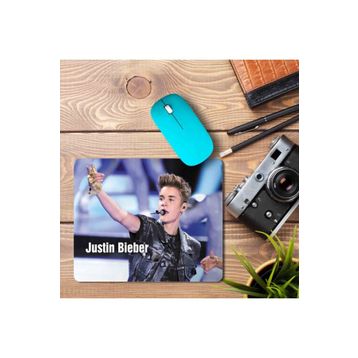 Art Hediye Justin Bieber Baskılı 23x19 cm Mouse Pad