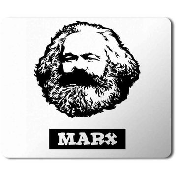 Art Hediye Karl Marx Baskılı 23x19 cm Mouse Pad
