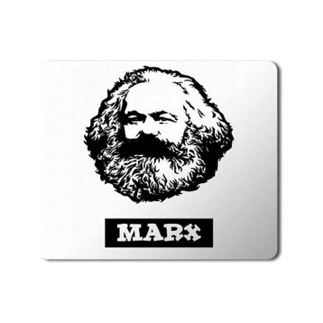 Art Hediye Karl Marx Baskılı 23x19 cm Mouse Pad