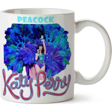 Art Hediye Katy Perry Peacock Kupa Bardak