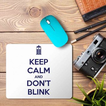 Art Hediye Keep Calm And Don'tblink Baskılı 23x19 cm Mouse Pad