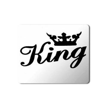 Art Hediye Kıng Kral 2 Baskılı 23x19 cm Mouse Pad