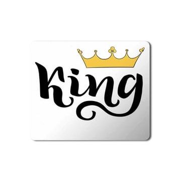 Art Hediye Kıng Kral Baskılı 23x19 cm Mouse Pad