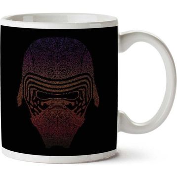 Art Hediye Kylo Ren Neon Star Wars İki Tarafı Baskılı Kupa Bardak