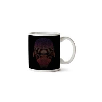 Art Hediye Kylo Ren Neon Star Wars İki Tarafı Baskılı Kupa Bardak