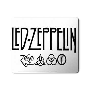 Art Hediye LED Zeppelin Baskılı 23x19 cm Mouse Pad