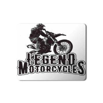 Art Hediye Legend Motorcycles Baskılı 23x19 cm Mouse Pad