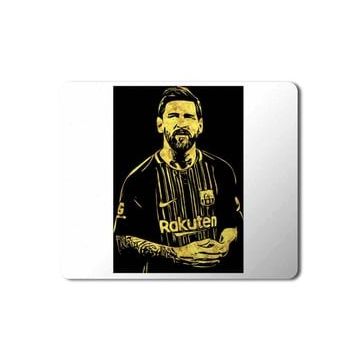 Art Hediye Leonel Messi Barcelona Baskılı 23x19 cm Mouse Pad