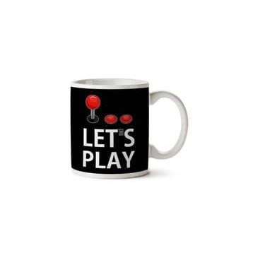 Art Hediye Lets Play İki Tarafı Baskılı Kupa Bardak