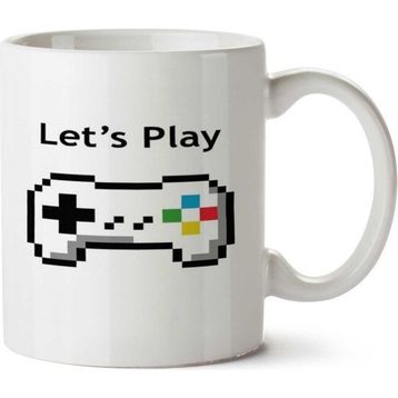 Art Hediye Lets Play İki Tarafı Baskılı Kupa Bardak