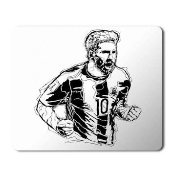 Art Hediye Lionel Messi Baskılı 23x19 cm Mouse Pad