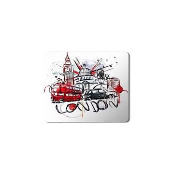 Art Hediye London Baskılı 23x19 cm Mouse Pad