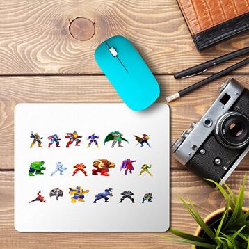 Art Hediye Marvel vs Capcom 2 Baskılı 23x19 cm Mouse Pad