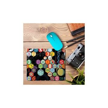 Art Hediye Matematik Semboller Baskılı 23x19 cm Mouse Pad