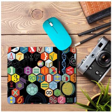 Art Hediye Matematik Semboller Baskılı 23x19 cm Mouse Pad