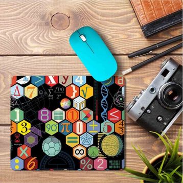 Art Hediye Matematik Semboller Baskılı 23x19 cm Mouse Pad