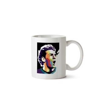 Art Hediye Messi Goool İki Tarafı Baskılı Kupa Bardak