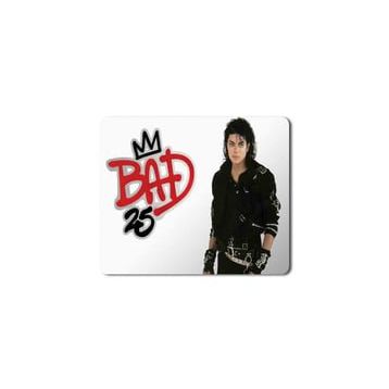 Art Hediye Michael Jackson Bad 2 Baskılı 23x19 cm Mouse Pad