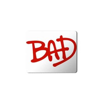 Art Hediye Michael Jackson Bad Baskılı 23x19 cm Mouse Pad