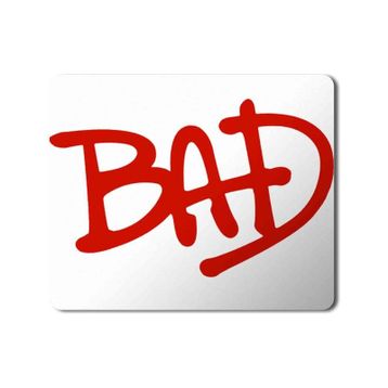 Art Hediye Michael Jackson Bad Baskılı 23x19 cm Mouse Pad