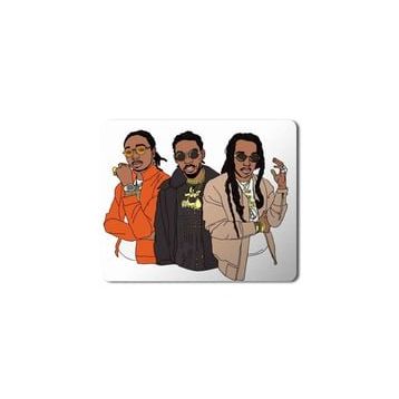 Art Hediye Migos 2 Baskılı 23x19 cm Mouse Pad