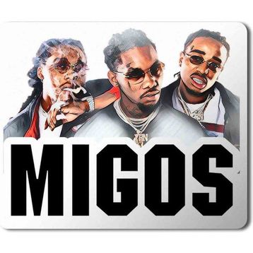 Art Hediye Migos Baskılı 23x19 cm Mouse Pad