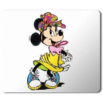 Art Hediye Minnie Mouse Baskılı 23x19 cm Mouse Pad