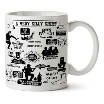Art Hediye Monty Python Quotes İki Tarafı Baskılı Kupa Bardak