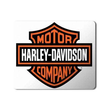 Art Hediye Motor Harley Davidson Baskılı 23x19 cm Mouse Pad