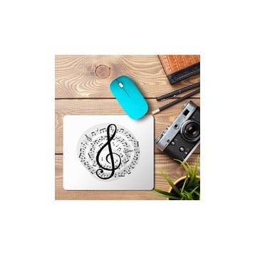 Art Hediye Müzik+ Baskılı 23x19 cm Mouse Pad