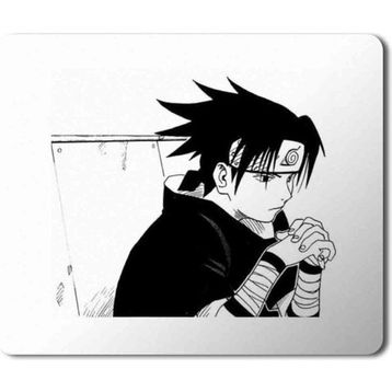 Art Hediye Naruto Sasuke Baskılı 23x19 cm Mouse Pad