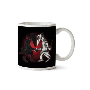 Art Hediye Ninja Vs Ninja Snake Eyes Vs Storm Shadow Spy Vs Spy Gı Joe İki Tarafı Baskılı Kupa