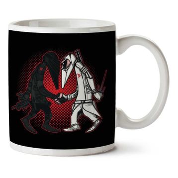Art Hediye Ninja Vs Ninja Snake Eyes Vs Storm Shadow Spy Vs Spy Gı Joe İki Tarafı Baskılı Kupa