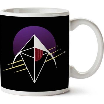 Art Hediye No Man's Sky Crest İki Tarafı Baskılı Kupa