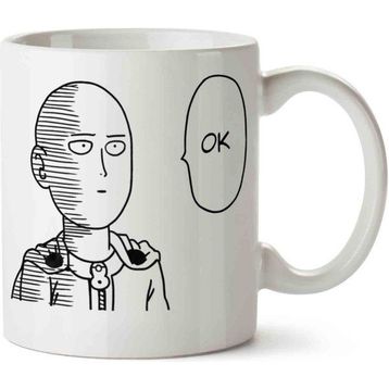 Art Hediye One Punch Man Baskılı Kupa Bardak