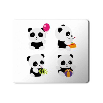 Art Hediye Panda Cutenes Baskılı 23x19 cm Mouse Pad