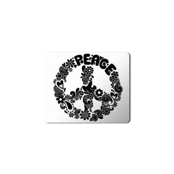 Art Hediye Peace Barış Sembol 2 Baskılı 23x19 cm Mouse Pad
