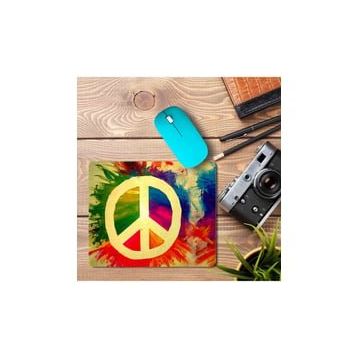 Art Hediye Peace Barış Sembol 3 Baskılı 23x19 cm Mouse Pad