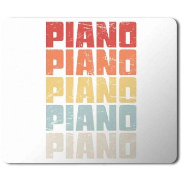 Art Hediye Piano Piyano Baskılı 23x19 cm Mouse Pad