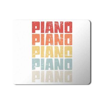 Art Hediye Piano Piyano Baskılı 23x19 cm Mouse Pad