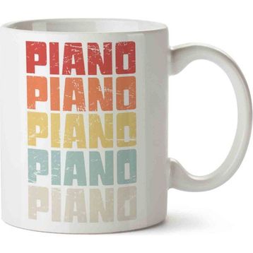 Art Hediye Piano Piyano Kupa Bardak