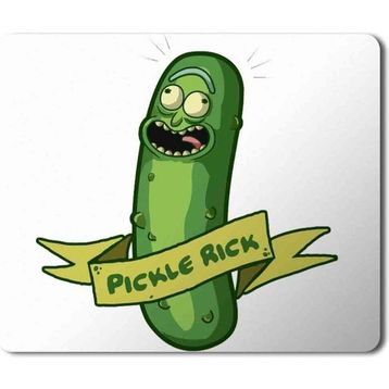 Art Hediye Pickle Rick Baskılı 23x19 cm Mouse Pad