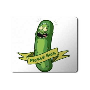 Art Hediye Pickle Rick Baskılı 23x19 cm Mouse Pad